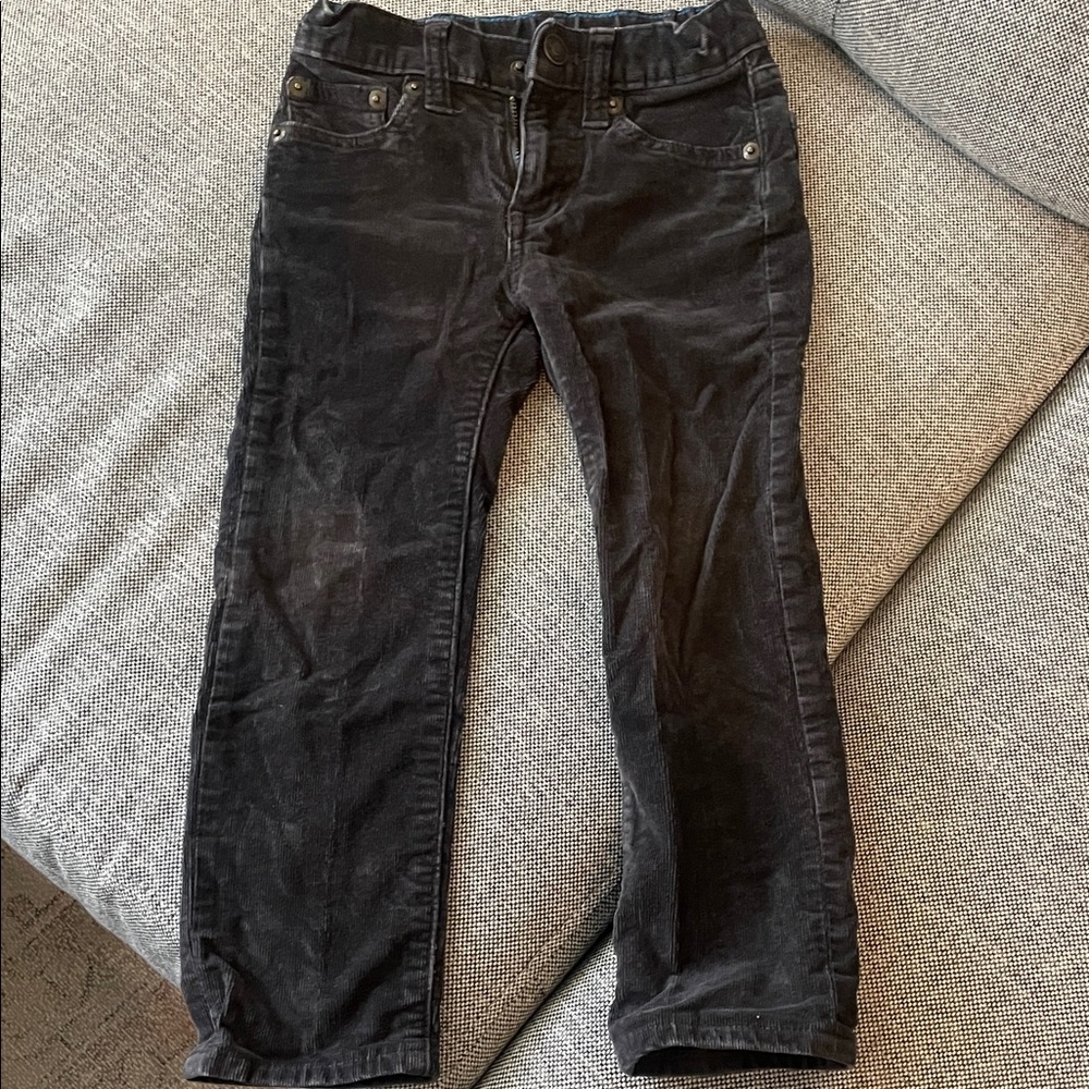 Crewcuts corduroy pants in gray size 4